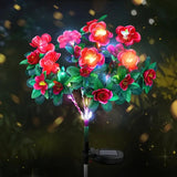 Azalea Flowers Solar-Powered Lights🎄