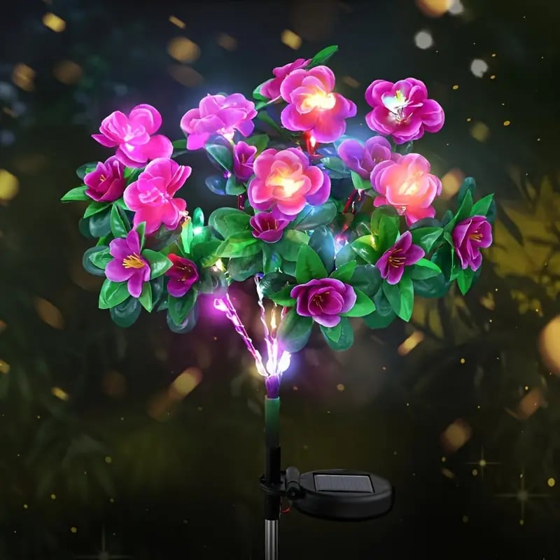 🔥Clearance Sale 49% OFF🎄Azalea Flowers Solar-Powered Lights🎄